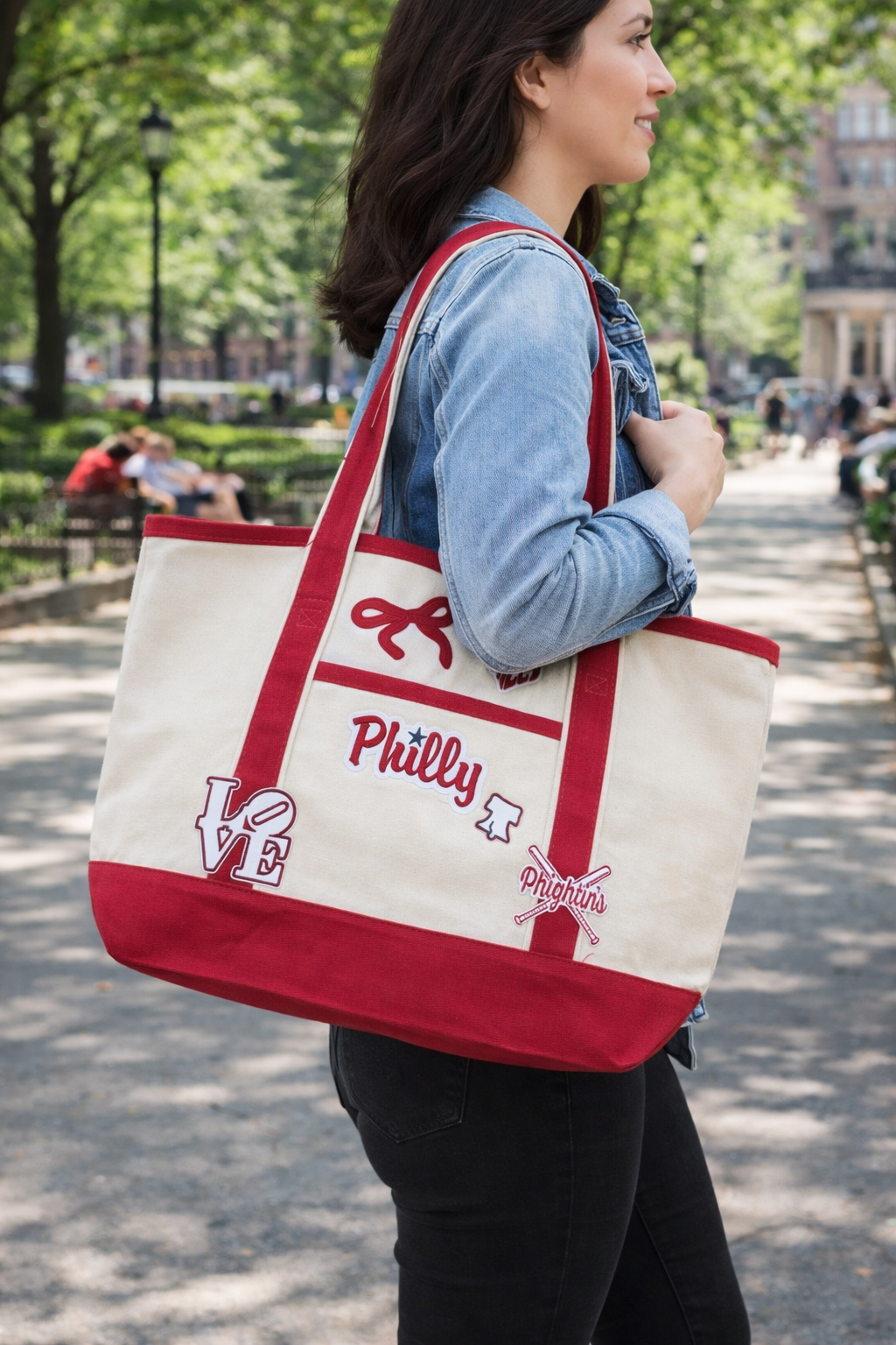 Small Tote-red