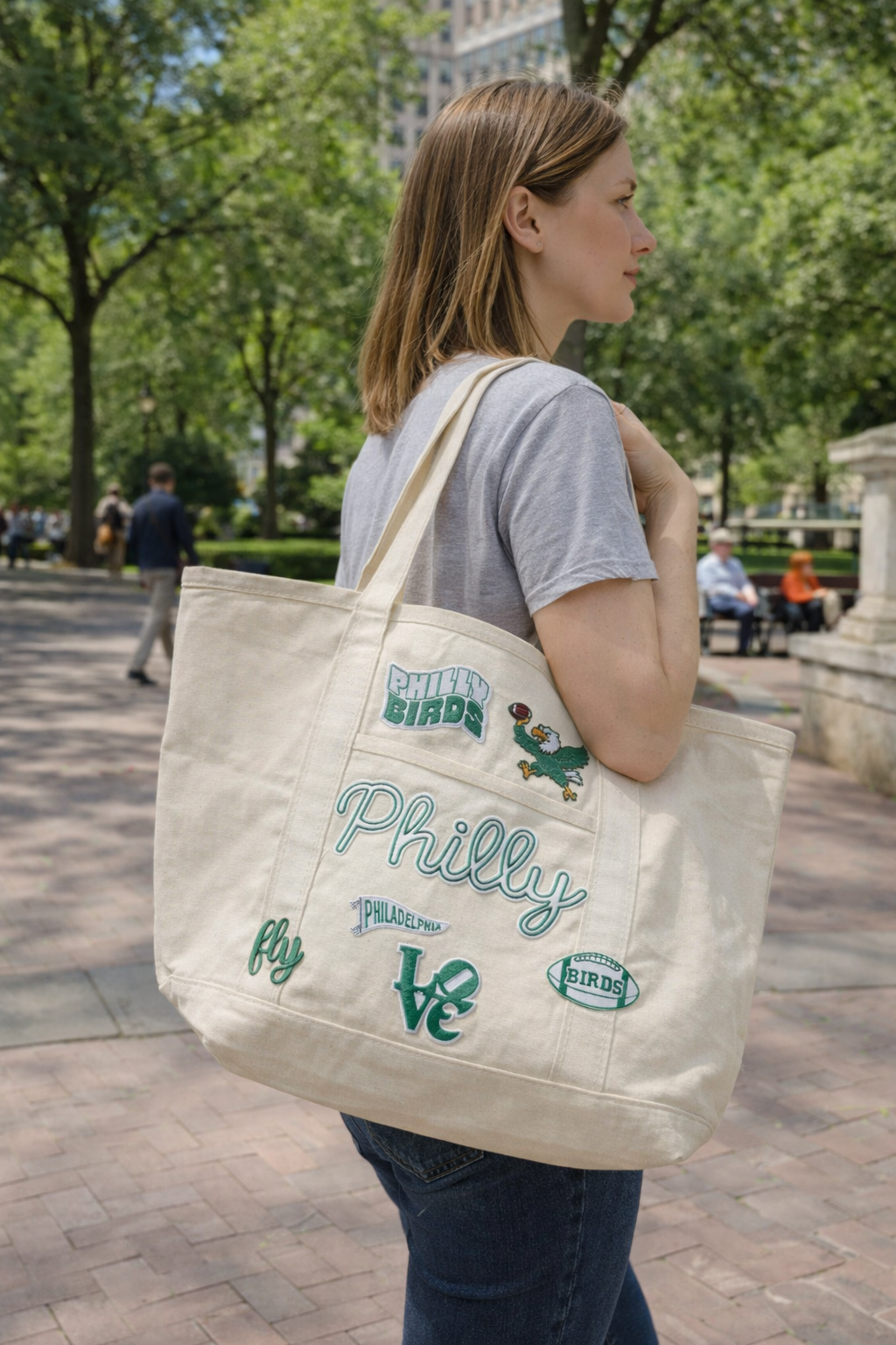 Large Tote-green