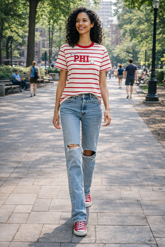 PHI Red Stripe T