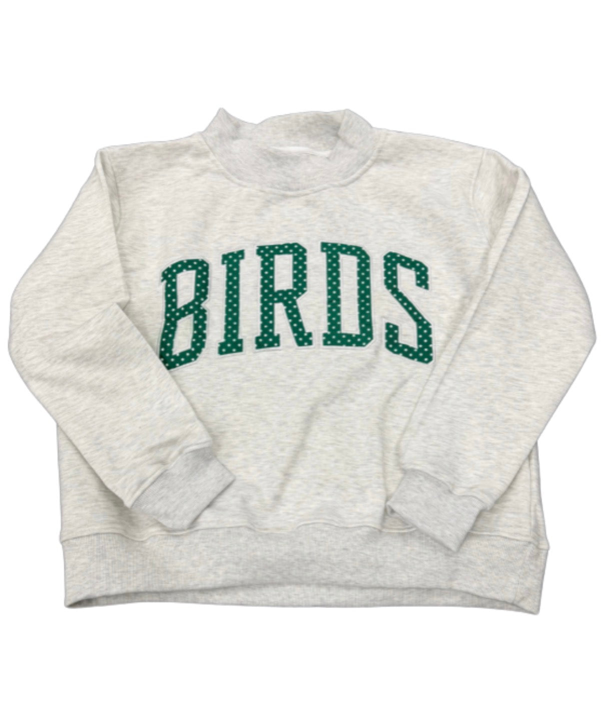 Polka Dot BIRDS Mockneck