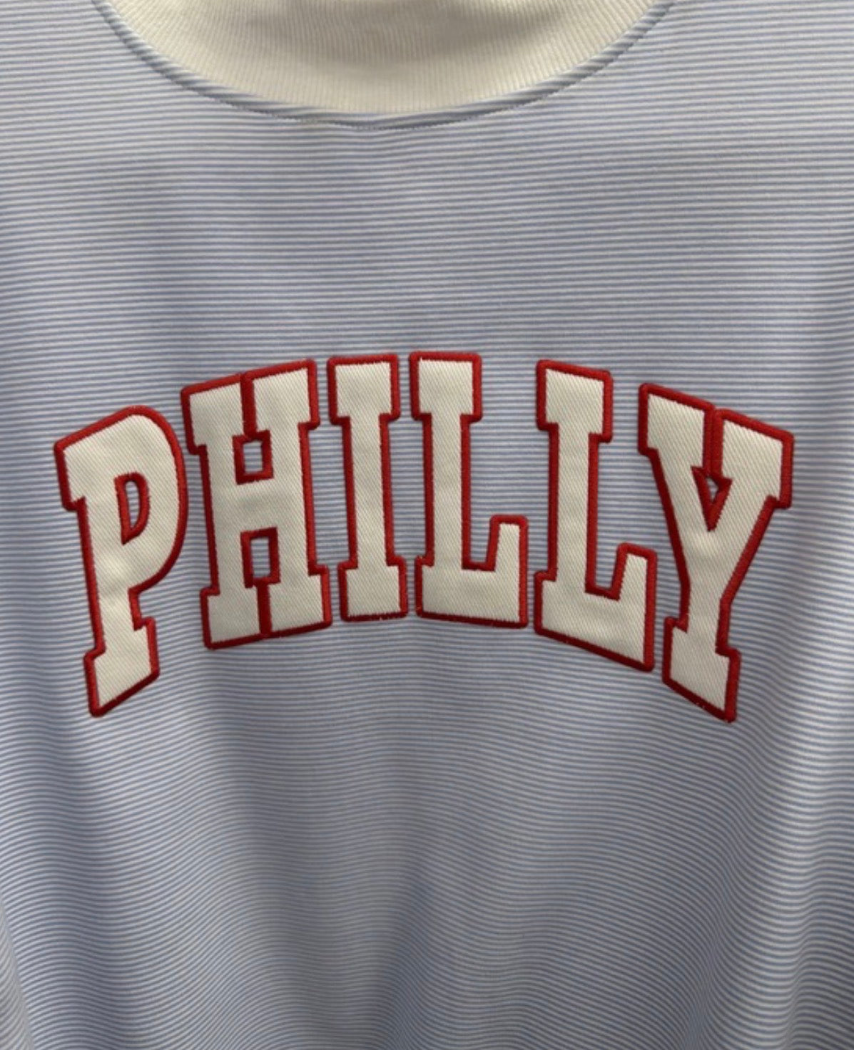 Micro Stripe PHILLY Mockneck
