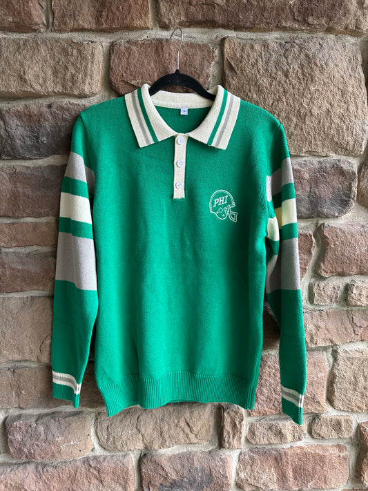 PHILADELPHIA Football Polo Sweater