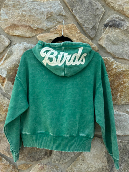 Helmet Cropped Zip Hoodie