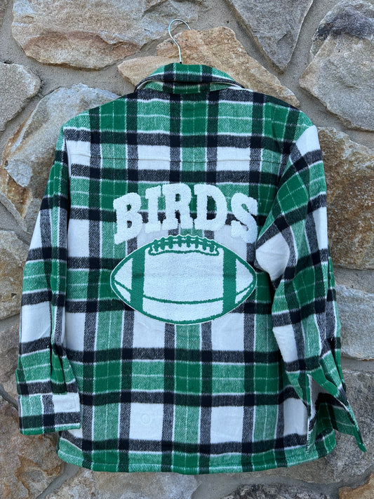 Plaid Sherpa Lined Shacket-Unisex