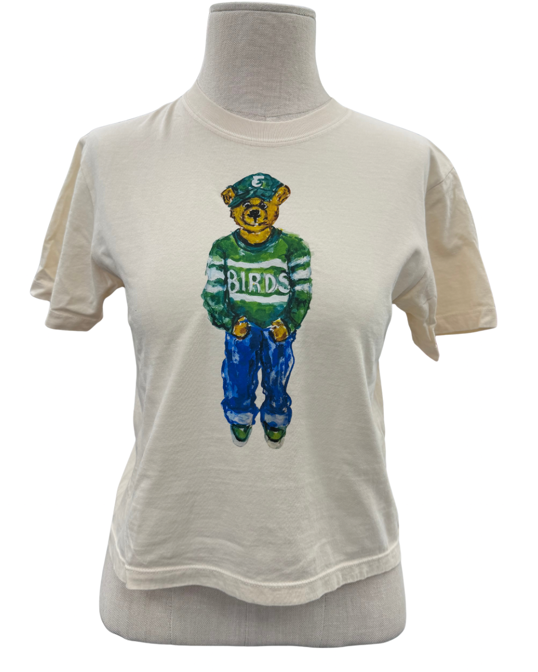 Philly Bear Green Crop T