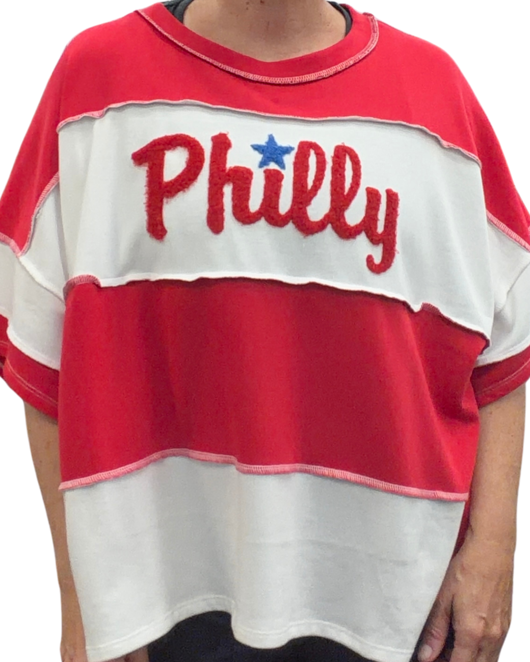 Bod Stripe T Red-PLUS