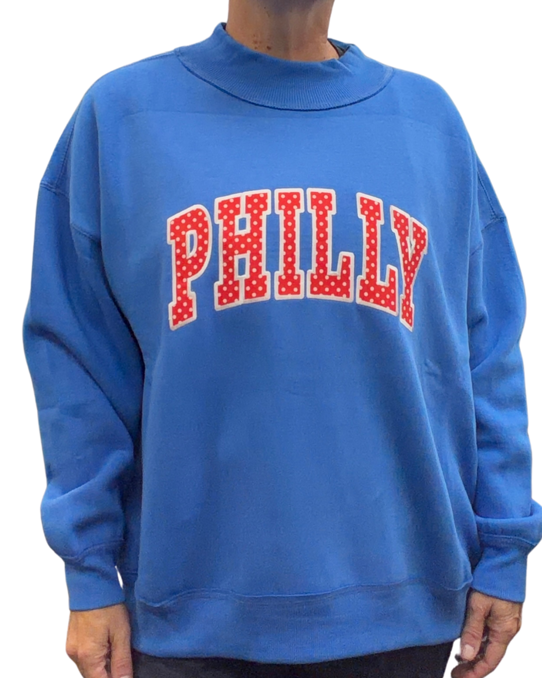 Blue Polka Dot PHILLY Mockenck