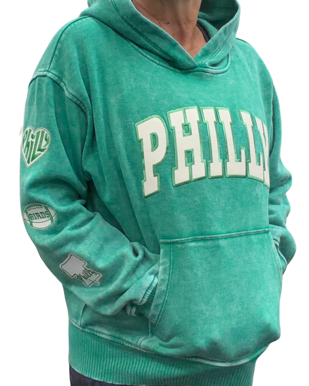 Patch Sleeve PHILLY Hoodie