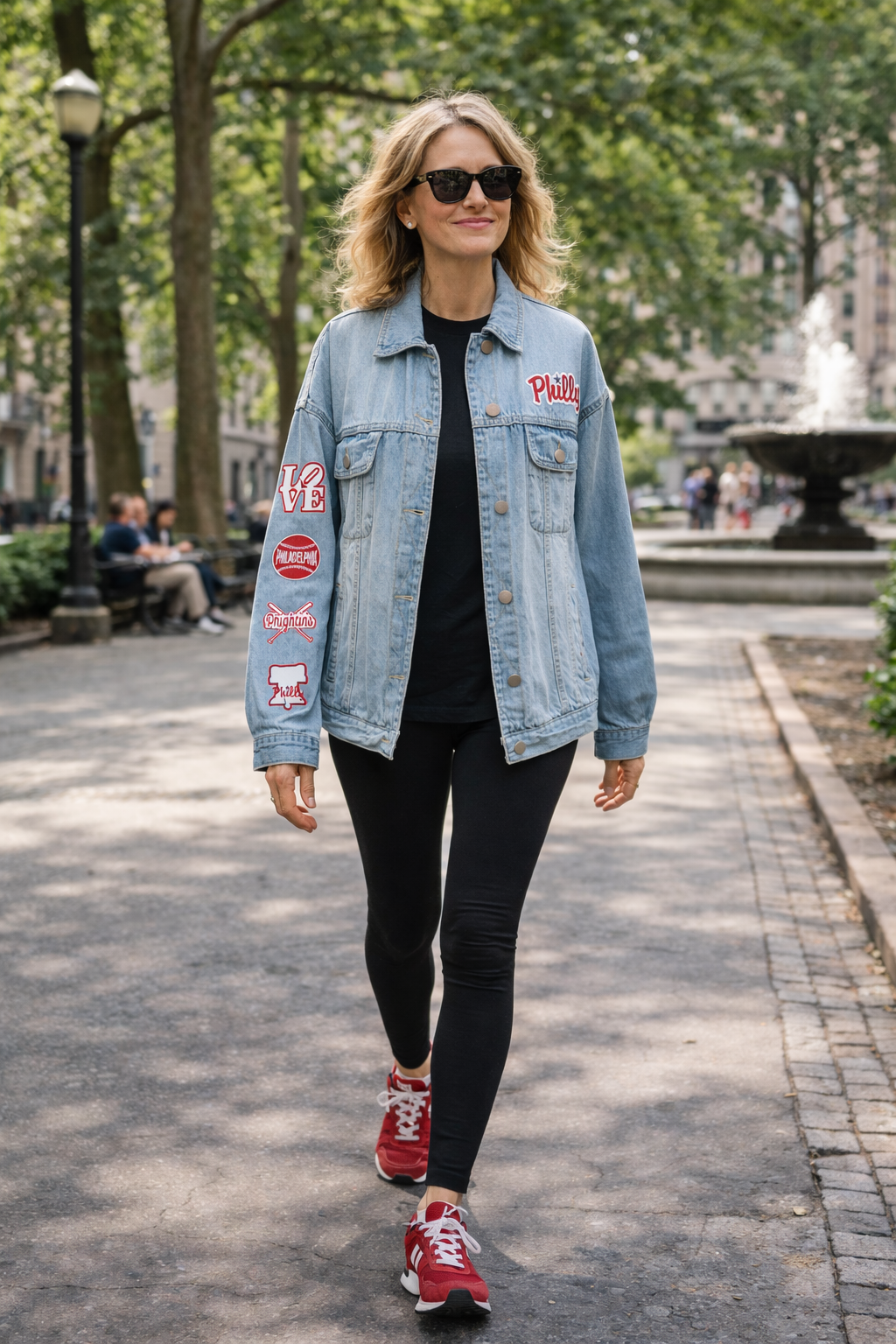 Cross Bat Denim Jacket