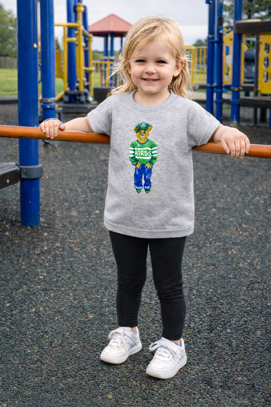 Kids Philly Bear T-green