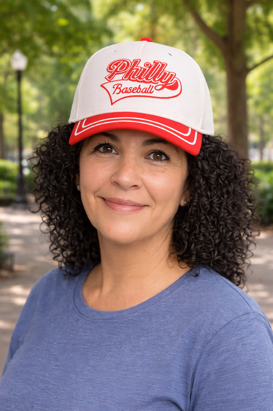 Philly Baseball Red Brim Hat