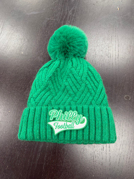 Philly Football Beanie-Green