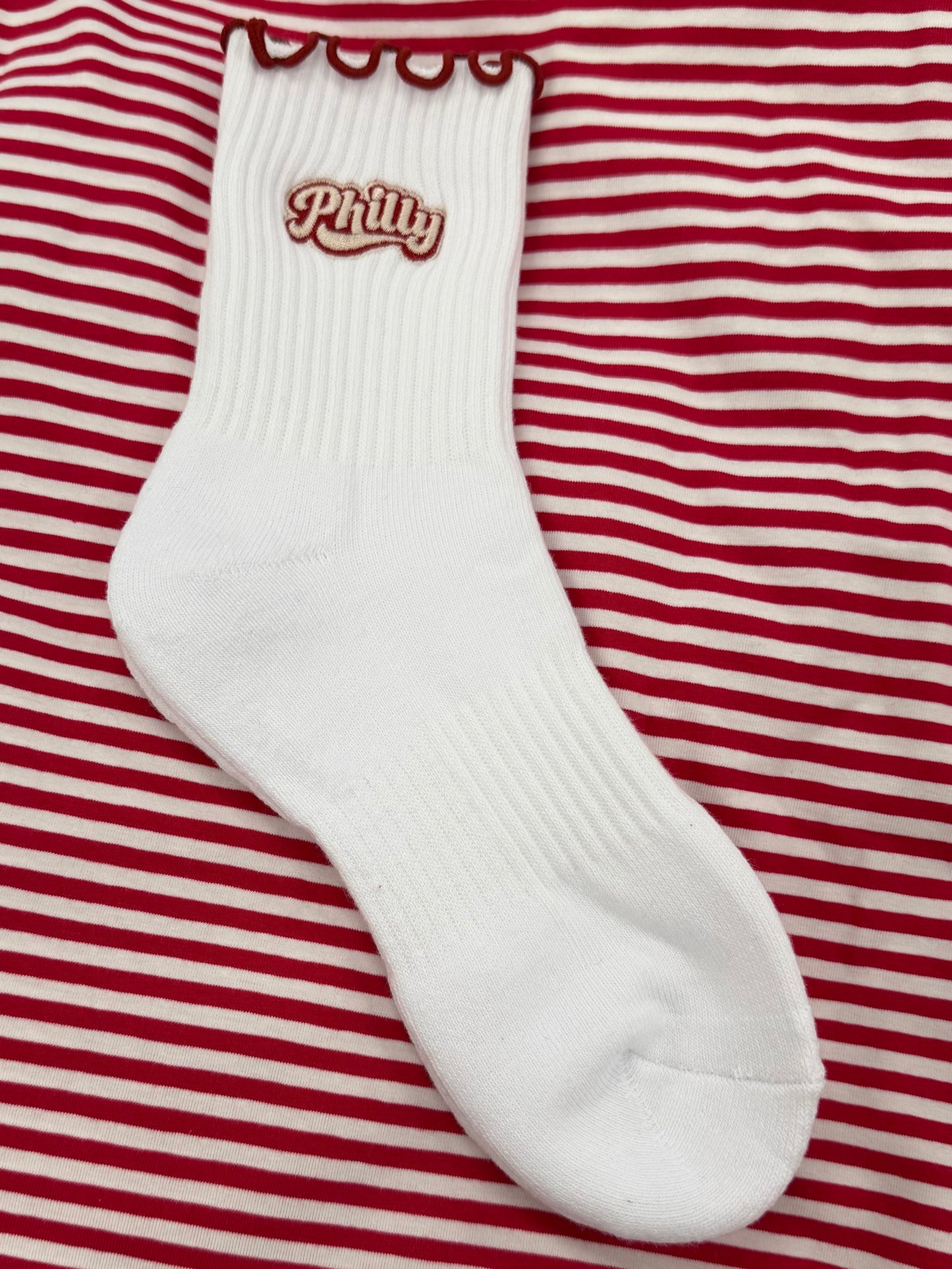 Philly Ruffle Socks