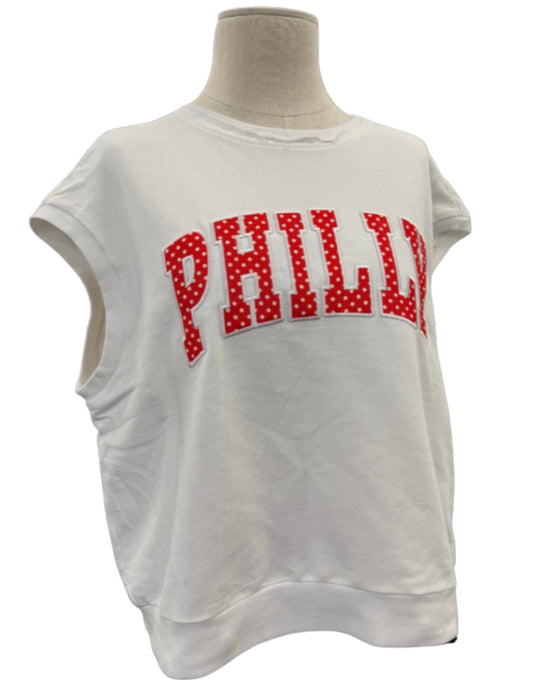 PHILLY Polka Dot Muscle Shirt