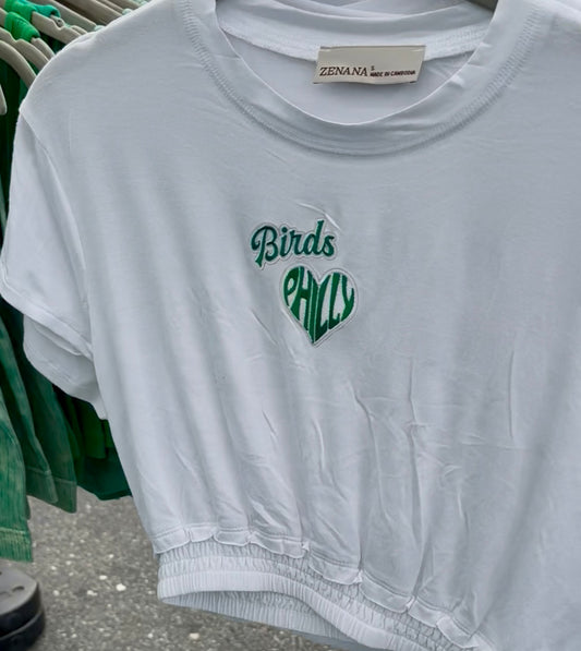 Cropped White T
