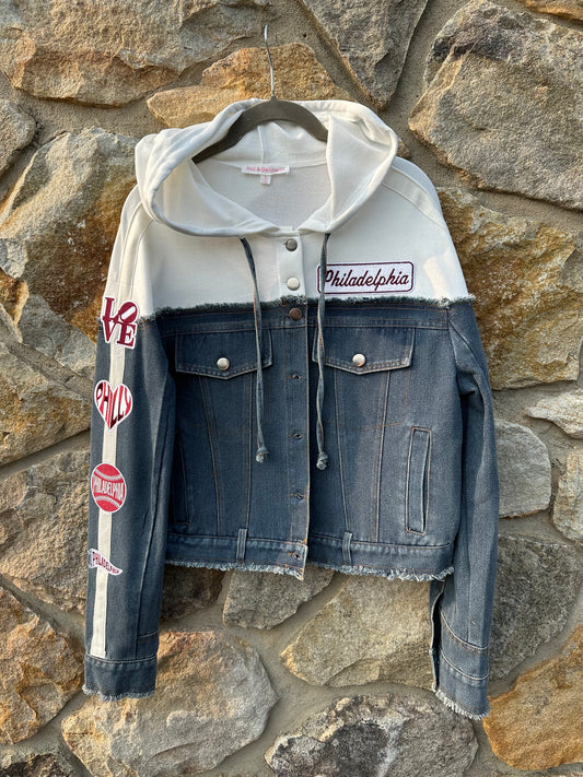 Hooded Denim Jacket