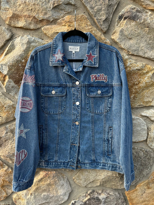 Philly Bling Denim Jacket