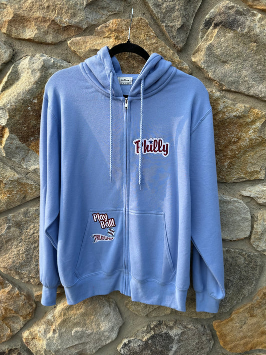 Baseball Zip Hoodie