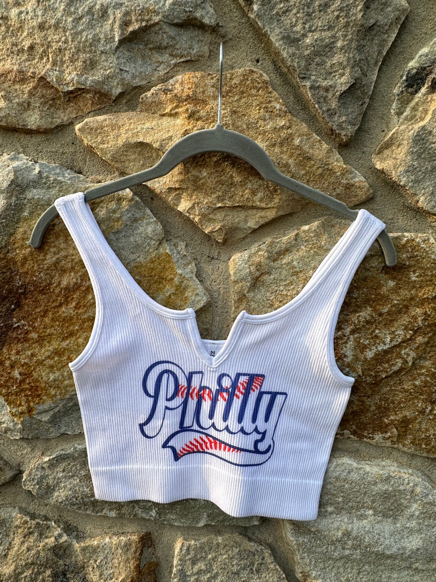 White Philly Tank