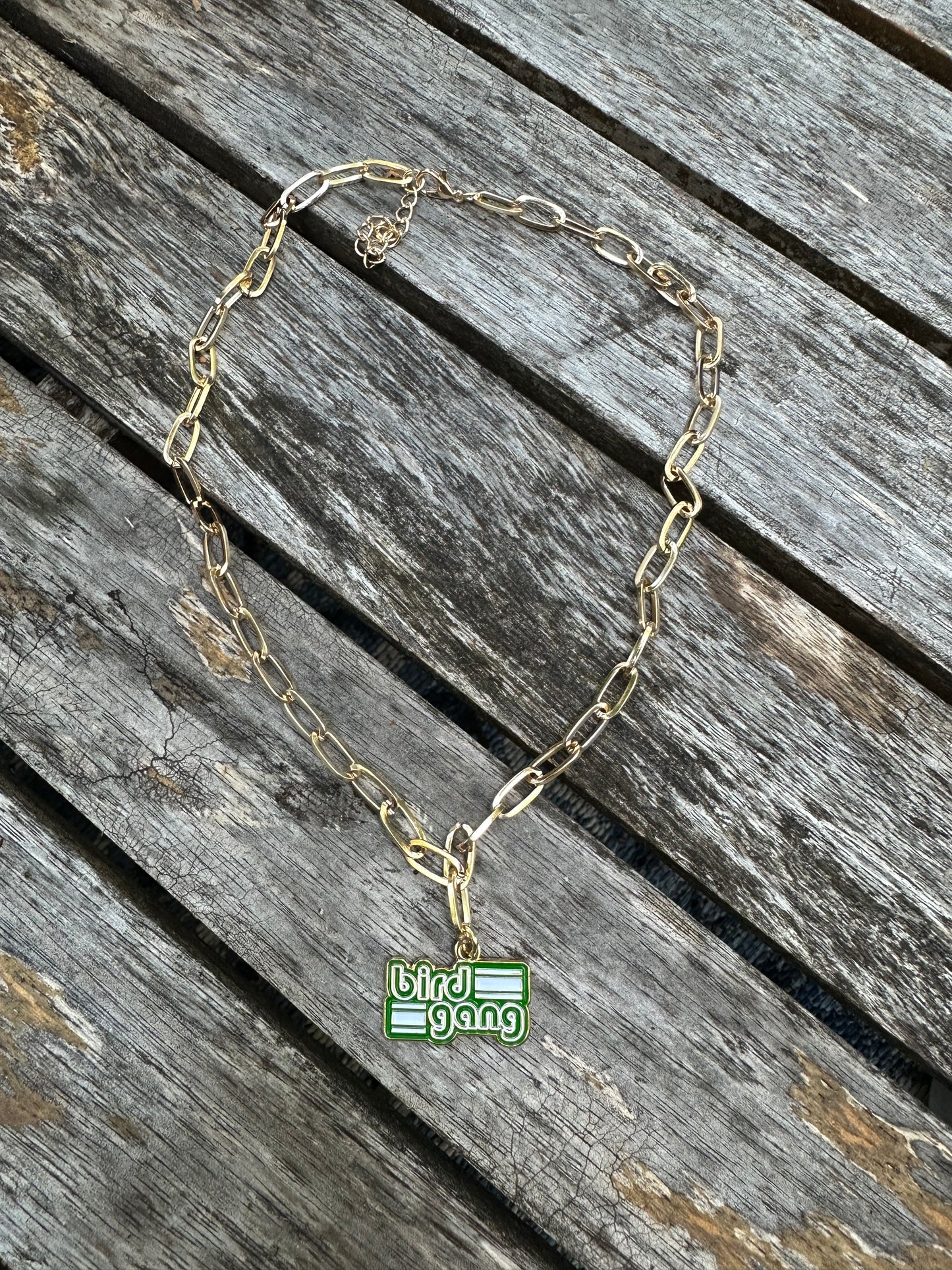 Bird Gang Paperclip Necklace