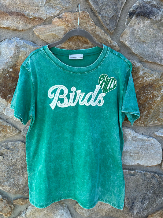 Philly Birds Acid Wash T
