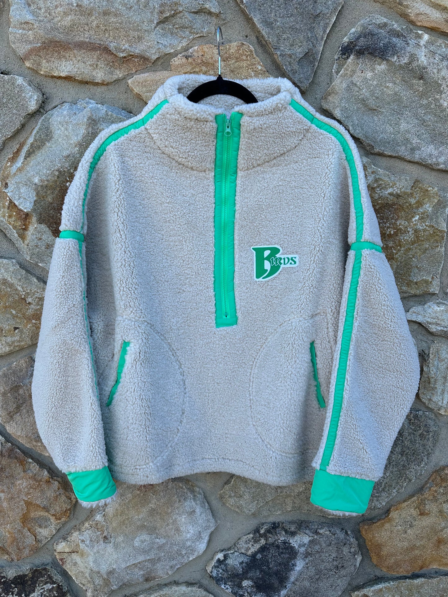 Oatmeal Sherpa Pullover