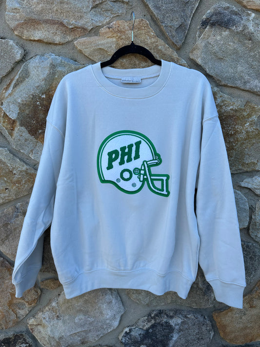 Helmet Crewneck Sweatshirt