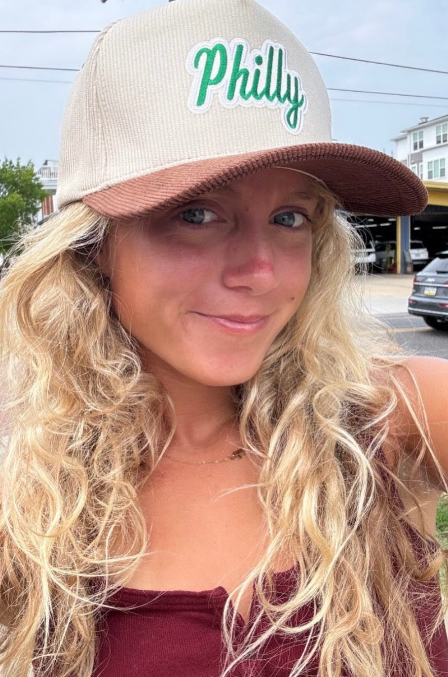 Tow Tone Corduroy Philly Hat-Tan