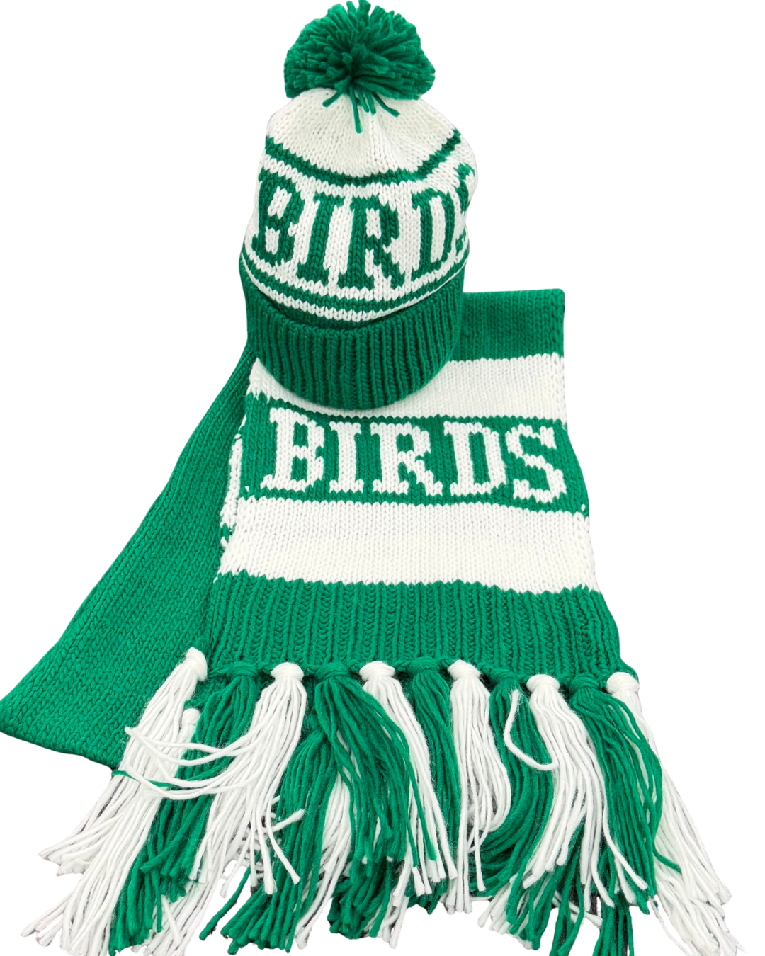 Handknit Hat and Scarf Set