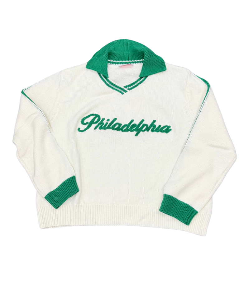 Philadelphia Split Collar Sweater
