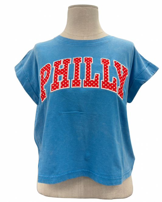 Cropped PHILLY Polka Dot T