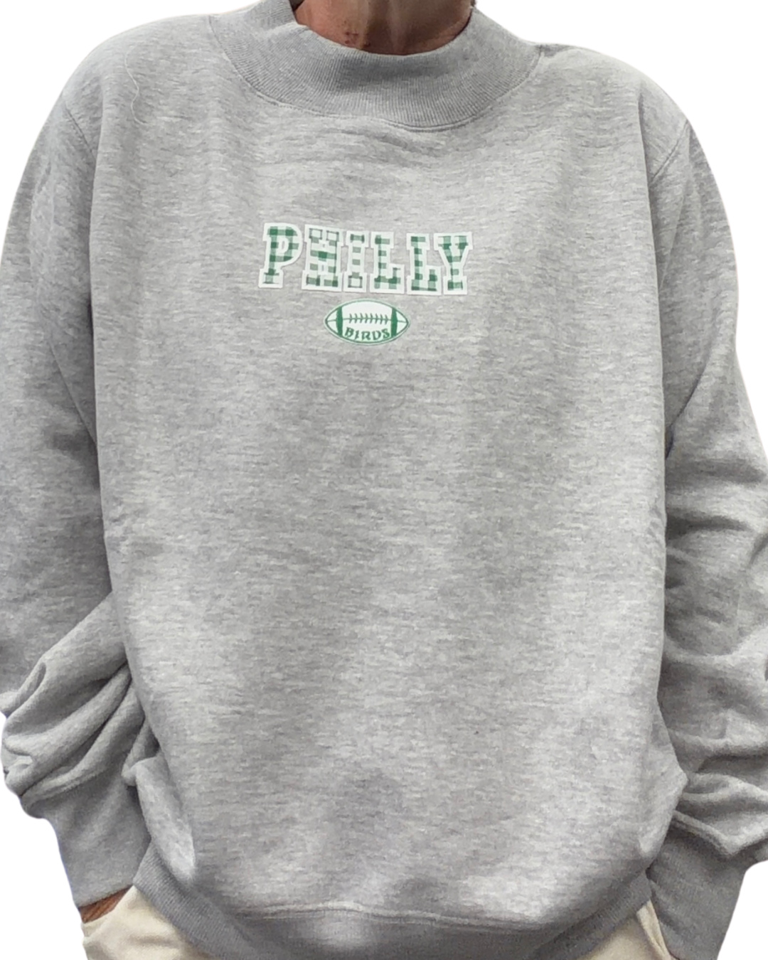 PHILLY Football Mockneck
