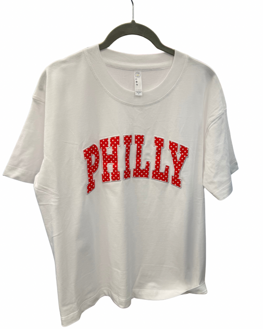 Boxy PHILLY Polka Dot T