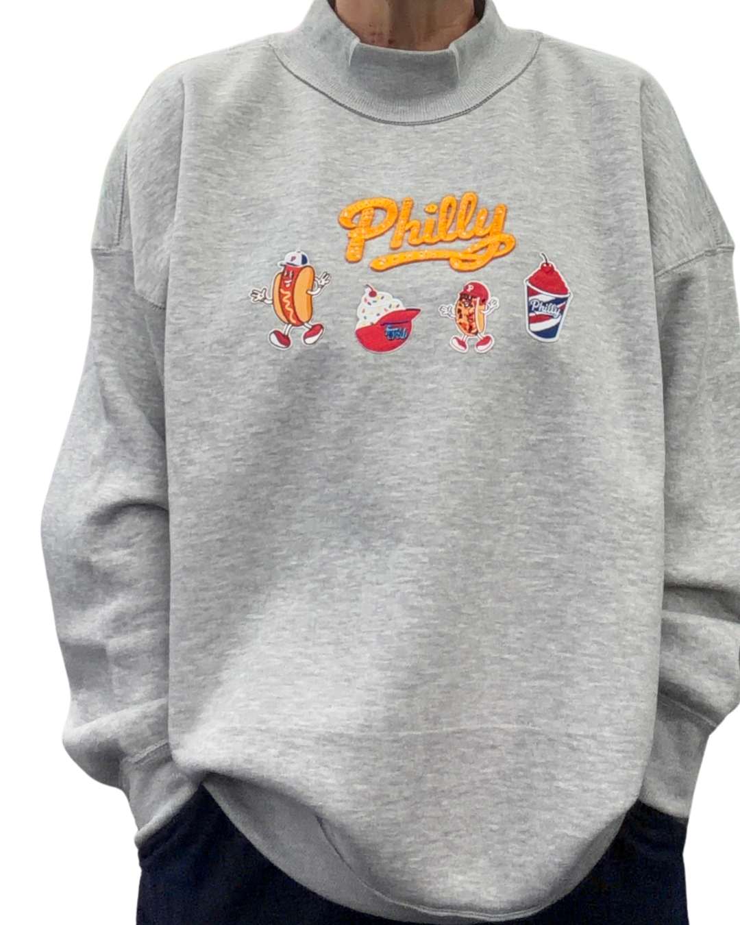 Philly Snacks Mockneck