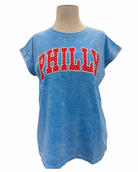 Cuff Sleeve PHILLY Polka Dot T